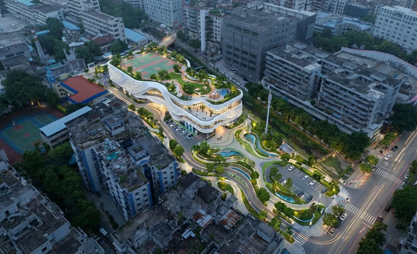 广州远景街片区智慧车库项目 · 方案效果图